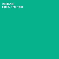 #05B28B - Persian Green Color Image