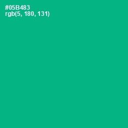 #05B483 - Niagara Color Image