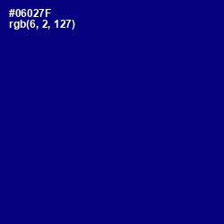 #06027F - Arapawa Color Image