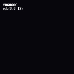 #06060C - Cod Gray Color Image