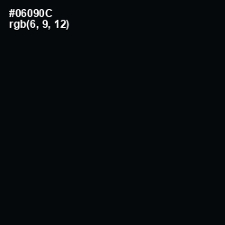 #06090C - Cod Gray Color Image