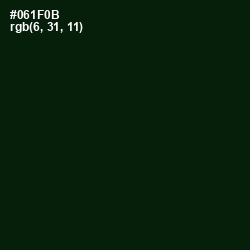 #061F0B - Black Forest Color Image
