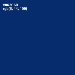 #062C6D - Deep Sapphire Color Image