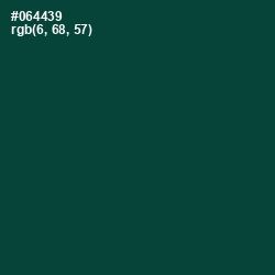 #064439 - Sherwood Green Color Image