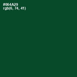 #064A29 - Sherwood Green Color Image