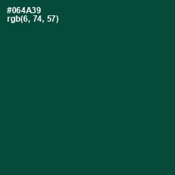 #064A39 - Sherwood Green Color Image