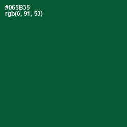 #065B35 - Sherwood Green Color Image