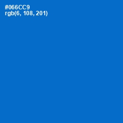 #066CC9 - Science Blue Color Image