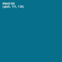#066F8B - Blue Lagoon Color Image
