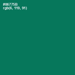 #06775B - Tropical Rain Forest Color Image