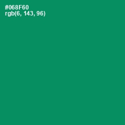 #068F60 - Deep Sea Color Image