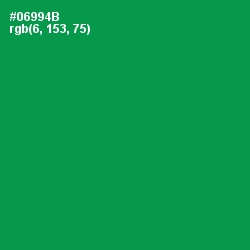 #06994B - Green Haze Color Image