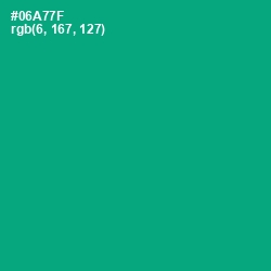 #06A77F - Jade Color Image