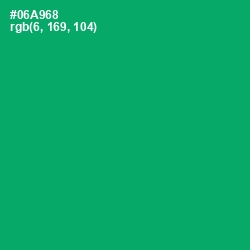 #06A968 - Jade Color Image