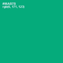 #06AB7B - Jade Color Image