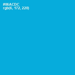 #06ACDC - Cerulean Color Image