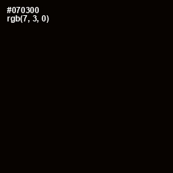 #070300 - Black Color Image