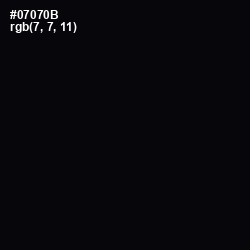 #07070B - Cod Gray Color Image