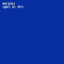 #072FA1 - International Klein Blue Color Image