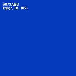 #073ABD - Persian Blue Color Image