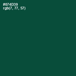 #074D39 - Sherwood Green Color Image