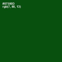 #07500D - Dark Fern Color Image