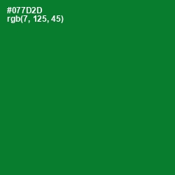 #077D2D - Fun Green Color Image