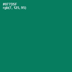 #077D5F - Tropical Rain Forest Color Image