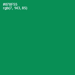 #078F55 - Deep Sea Color Image