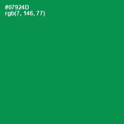 #07924D - Green Haze Color Image