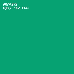 #07A272 - Jade Color Image