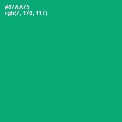 #07AA75 - Jade Color Image