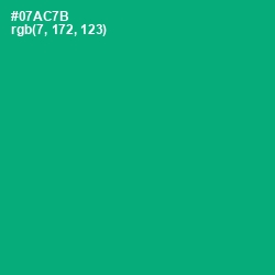 #07AC7B - Jade Color Image