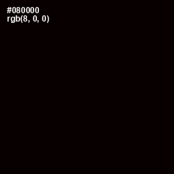 #080000 - Black Color Image