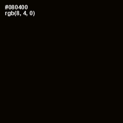 #080400 - Black Color Image