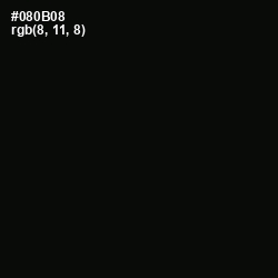 #080B08 - Cod Gray Color Image