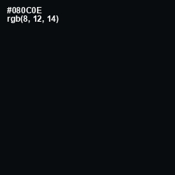 #080C0E - Woodsmoke Color Image