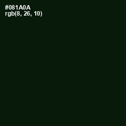 #081A0A - Black Forest Color Image