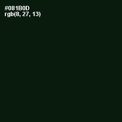 #081B0D - Gordons Green Color Image