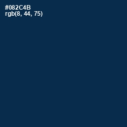 #082C4B - Blue Whale Color Image