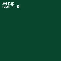 #08472D - Sherwood Green Color Image