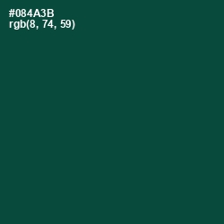 #084A3B - Sherwood Green Color Image