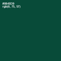 #084B39 - Sherwood Green Color Image