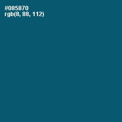 #085870 - Chathams Blue Color Image