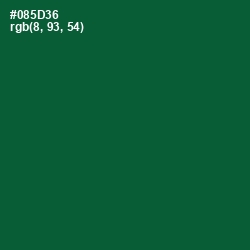 #085D36 - Sherwood Green Color Image