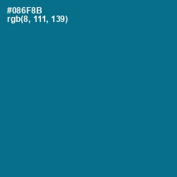 #086F8B - Blue Lagoon Color Image