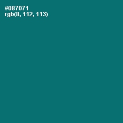 #087071 - Surfie Green Color Image
