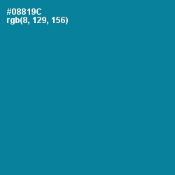 #08819C - Blue Chill Color Image