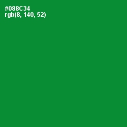 #088C34 - Forest Green Color Image