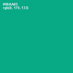 #08AA85 - Niagara Color Image